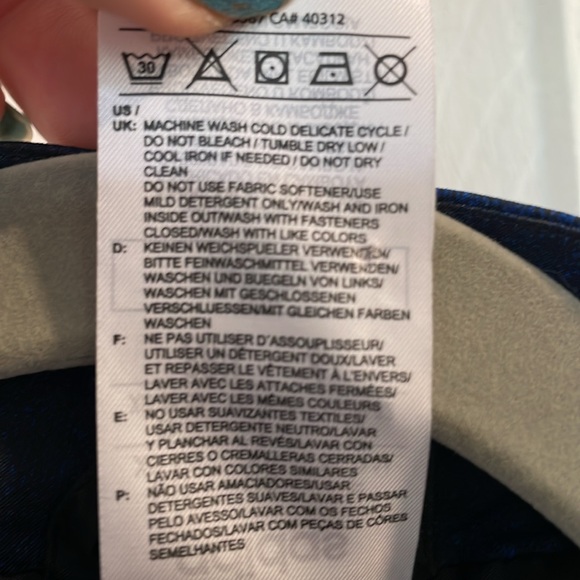 ADIDAS UNLEASH THE CONFIDENCE WOVEN JACKET TRACK TOP ROYAL BLUE & BLACK SIZE XS - Picture 13 of 16